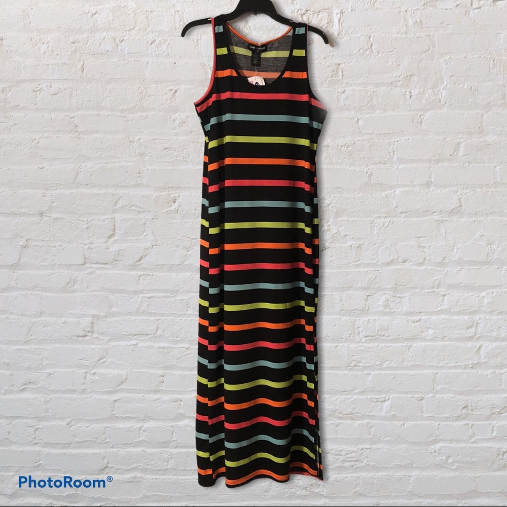 Jennifer Lauren Striped Maxi Dress
